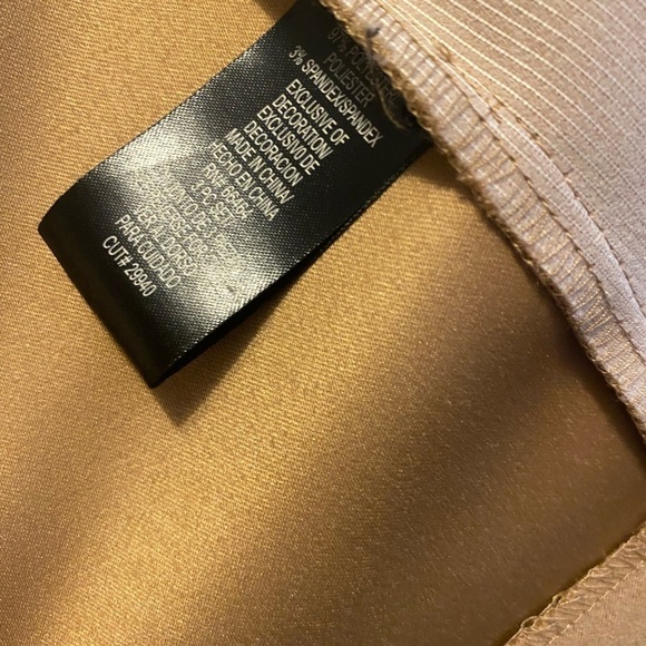 Studio 1 Beaded Blazer Womens Jacket 10 Brown Embroidered Open Front Retro Chic - Picture 10 of 11